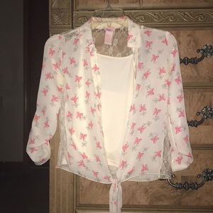 Crop top blouse